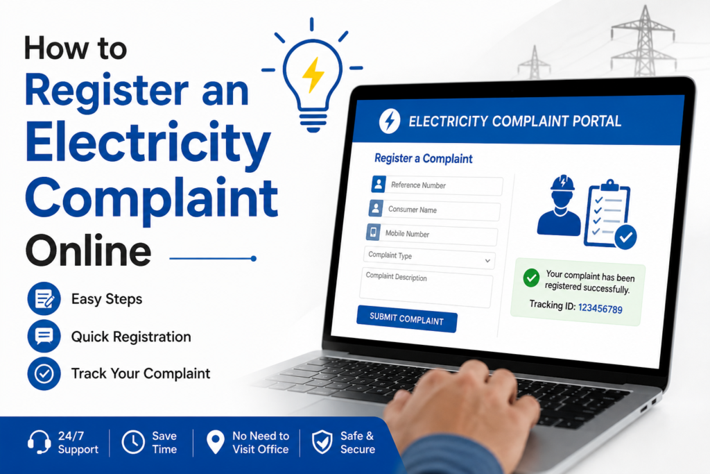 How to Register an Electricity Complaint Online